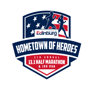 "Hometown of Heroes" Half Marathon logo