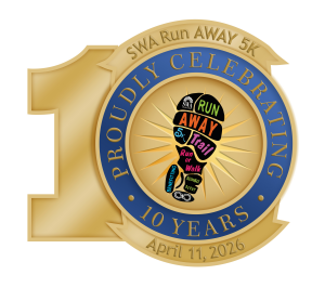 2026 SWA Run AWAY 5K logo