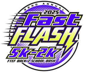 33rd Annual Fast Flash 5k and Back 2 School Bash logo