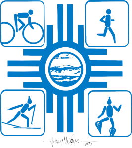 43rd Annual Mt. Taylor Winter Quadrathlon logo