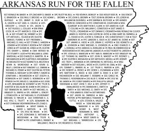 Arkansas Run For The Fallen 5K logo
