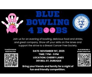 Blue Bowling 4 Boobs-Dubuque - Blue Bowling for Boobs