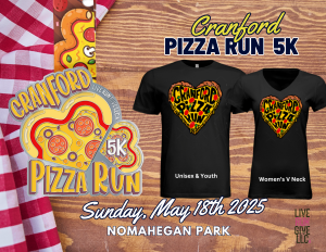 Cranford Pizza Run 5K - Cranford Pizza 5K logo