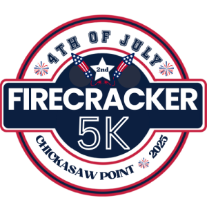 Firecracker 5K at Chickasaw Point logo