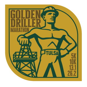 Golden Driller Marathon logo
