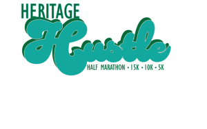 Heritage Hustle: Half Marathon, 15K, 10K, & 5K logo