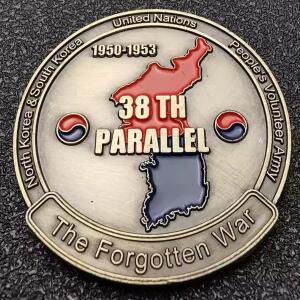 Korean War medal Virtual Race Challenge Coin Challenge