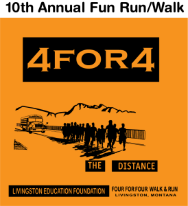 LEF 4 for 4 - THE DISTANCE logo