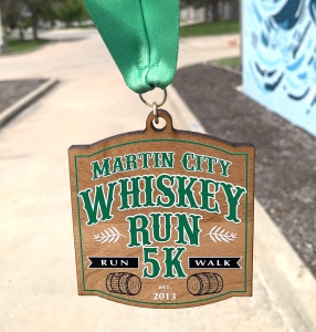 Martin City Whiskey Run 5K logo