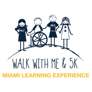 MLE's 15th Annual Walk With Me & 5K logo