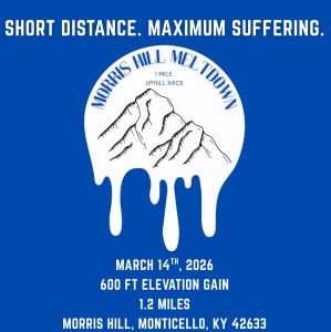 Morris Hill Meltdown - 1.2 Miler logo