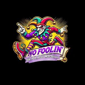 No FOOLIN' - 5K, 10K, & Half Marathon logo