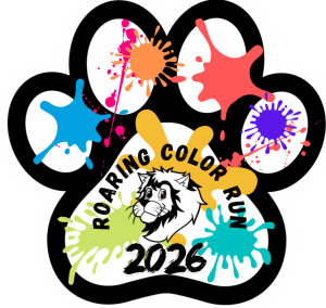 Roaring Color Fun Run and Walk (5k/1 Mile) logo