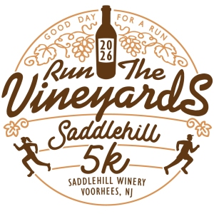 Run the Vineyards Saddlehill Winery 5K - 5K Race logo