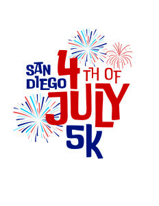 San Diego 4th of July 5k logo