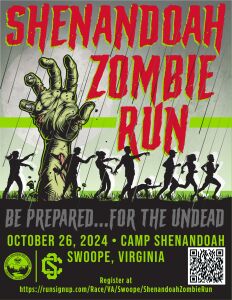 Shenandoah Zombie Run - Shenandoah Zombie Run 2026 logo