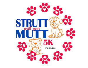 STRUTT with your MUTT 5k logo