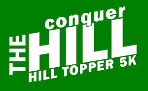 The Hill Topper 5k logo
