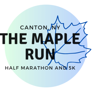 The Maple Run Half Marathon and 5K logo