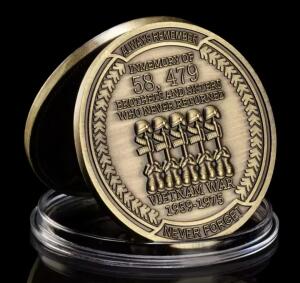 Vietnam War medal Virtual Race Challenge Coin Challenge