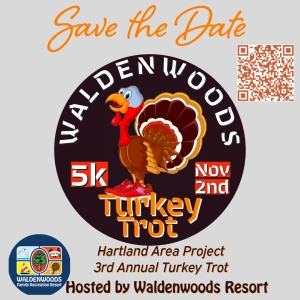Waldenwoods Turkey Trot - Hartland Area Project Fundraiser - Waldenwoods Turkey Trot