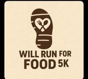 Will Run for Food 5K logo
