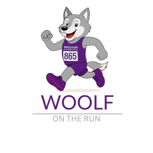 Woolf on the Run 5K logo