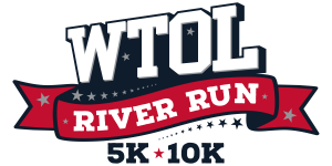 WTOL RIVER RUN 4 MILER at OSTRICH TOWNE logo